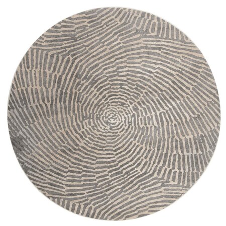 Safavieh 4 x 4 ft. Meadow Contemporary Round Power Loomed Rug, Taupe MDW343E-4R